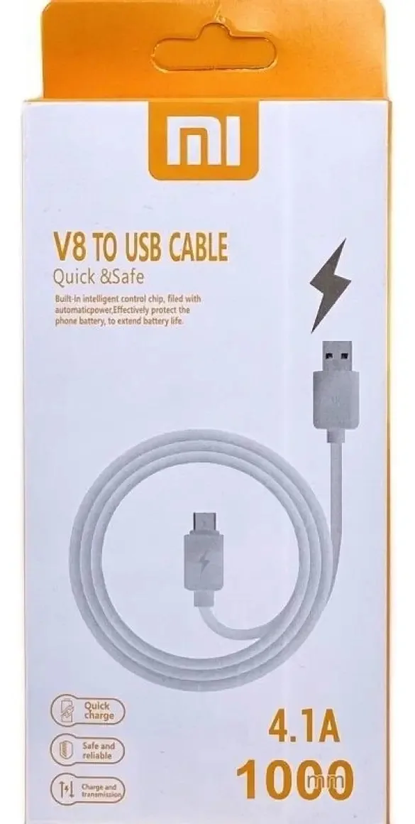 Cabo Usb V8 Xiaomi 4.1a