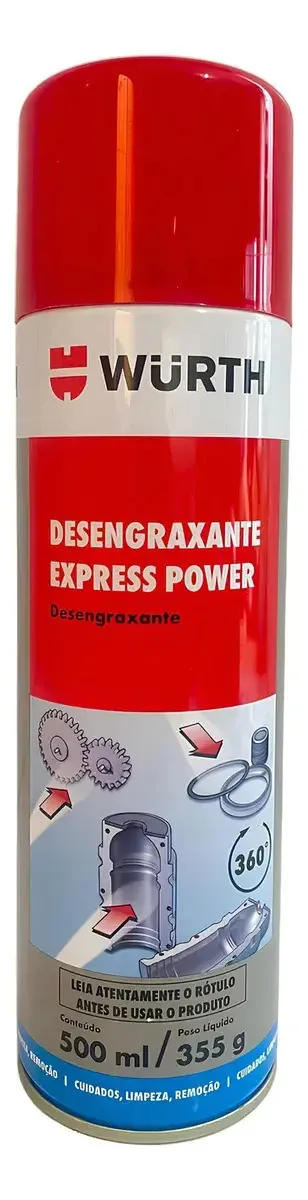 Desengraxante Express Power 500ml - Wurth - 893650993