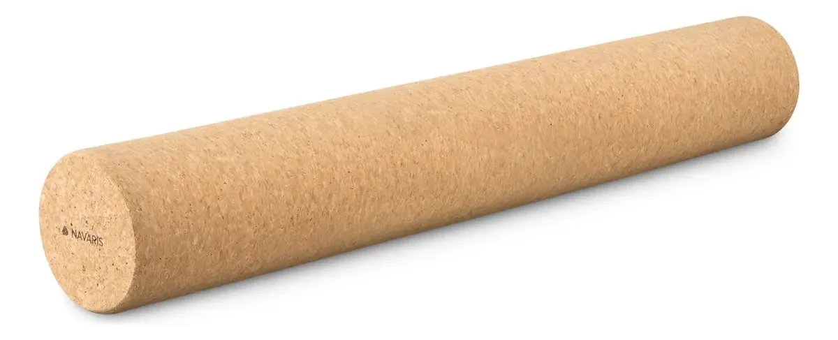 Rolo de Pilates e Yoga Navaris - Natur Cork Roller
