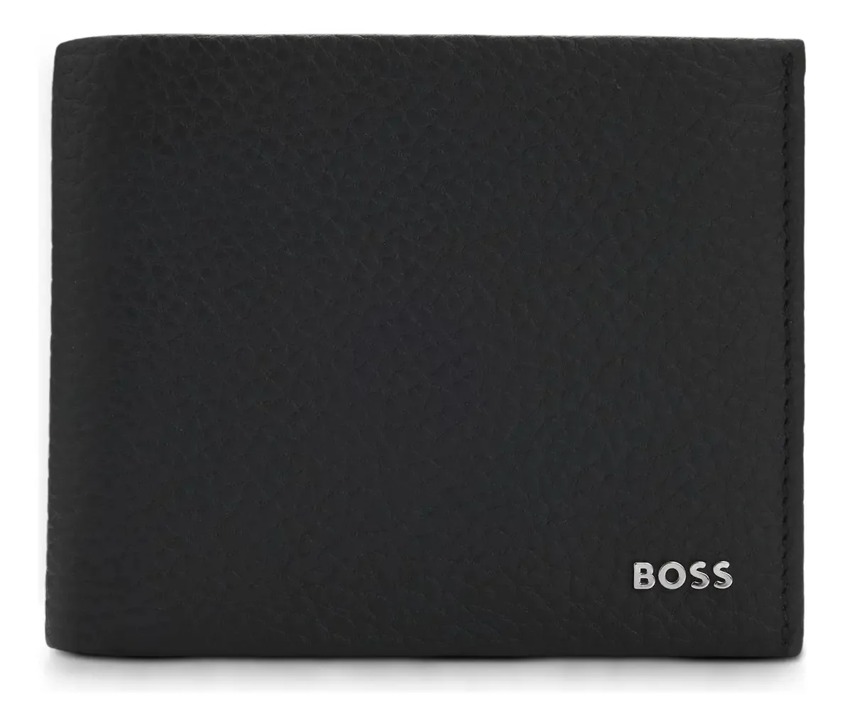 Carteira Masculina Boss Com Porta-moedas Cor Preta