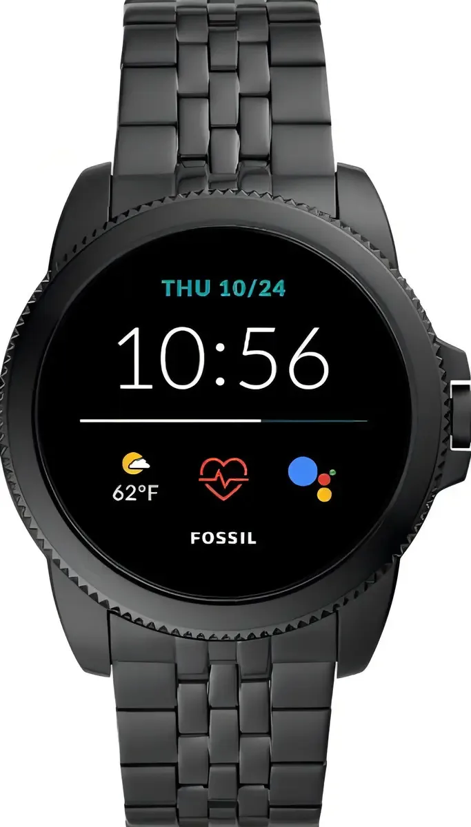 Smartwatch Fóssil Gen 5e Caixa Preto Pulseira Preto