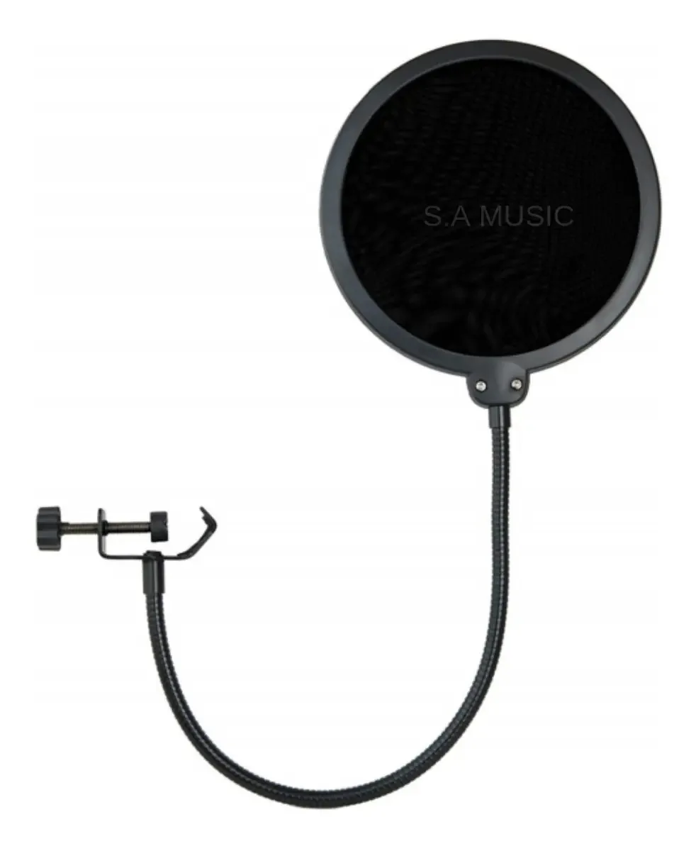 Pop Filter Profissional Gravações Podcasts Vídeos E Estúdios