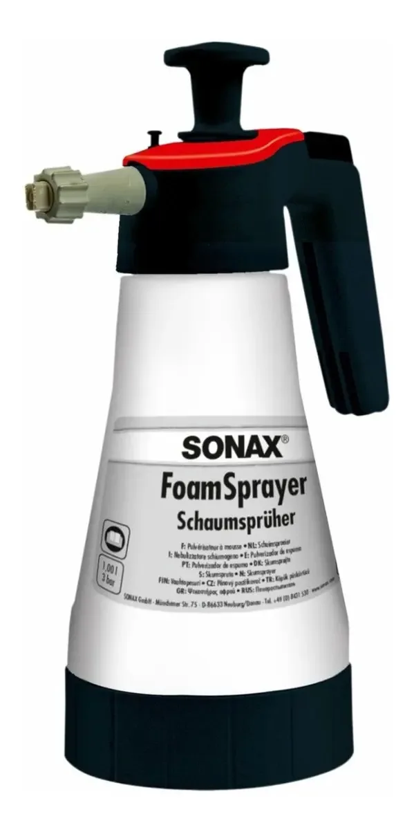 Pulverizador de espuma Sonax - Pulverizador gerador de espuma de espuma 1l
