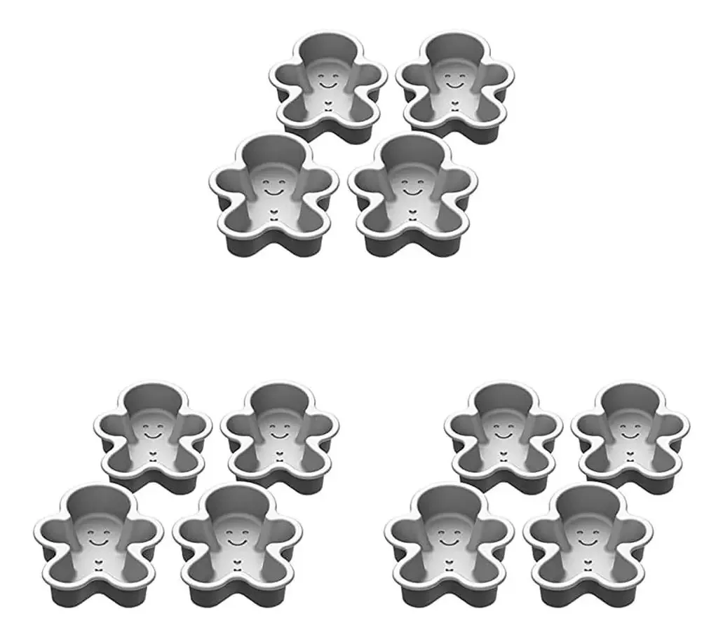 Cuisinart Cmbm-4gbm 4-pc Mini Gingerbread Man Set Pacote De