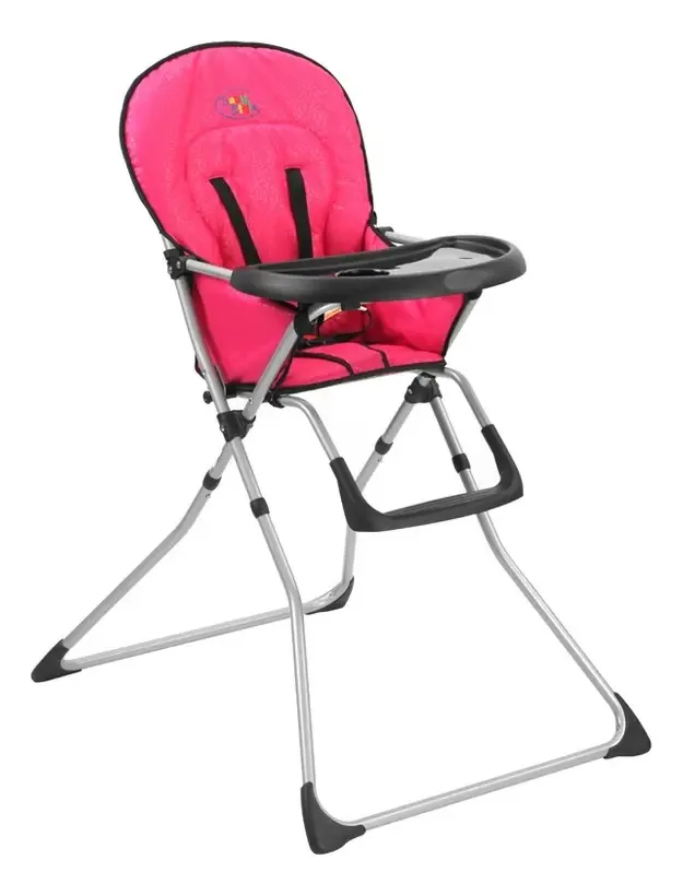 Cadeira Alimentação Cangoo Baby Style Cor Única Liso/rosa