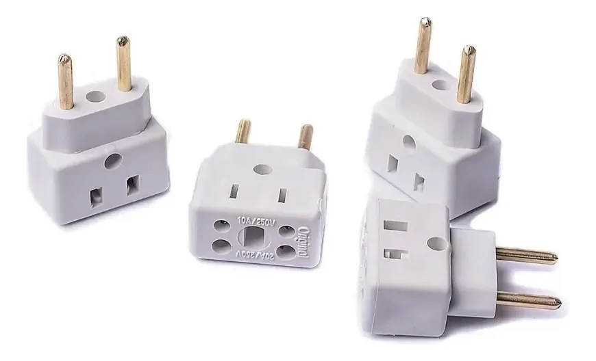 Kit 25 Adaptadores Tomada Universal 10A 20A Bob Esponja 3 Entradas