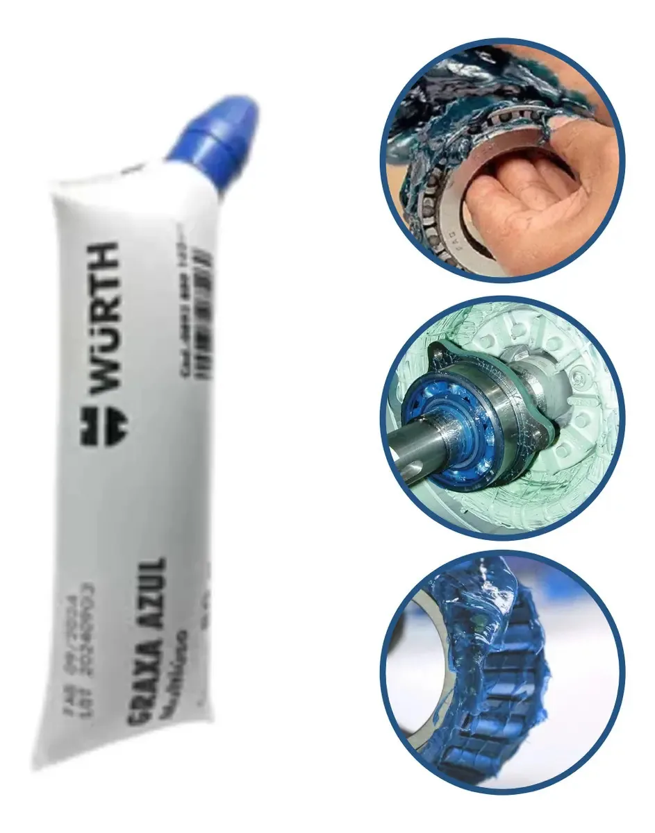 Graxa Azul Lubrificante Corrente Motos Relação Coroa 80g