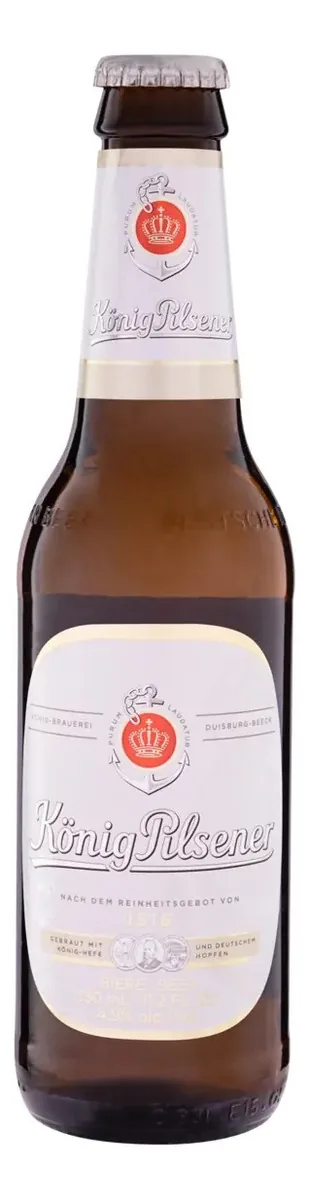 Cerveja Pilsen Puro Malte König Pilsener Garrafa 330ml