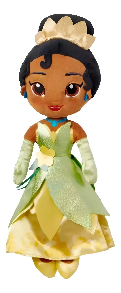 Boneca De Pelúcia Tiana A Princesa E O Sapo