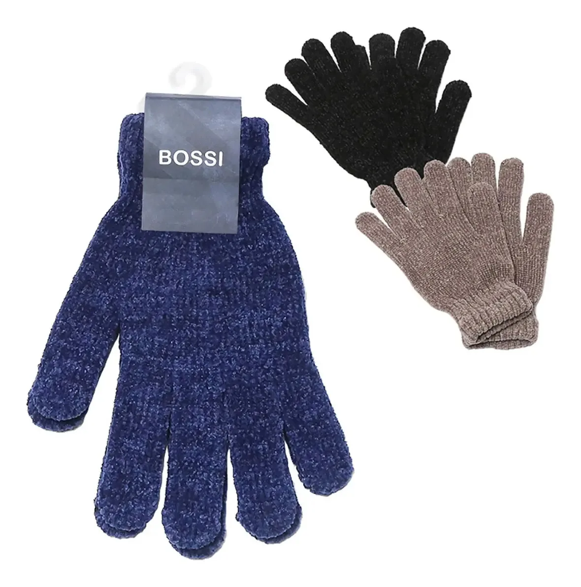Luvas de inverno Bossi Black Chenille