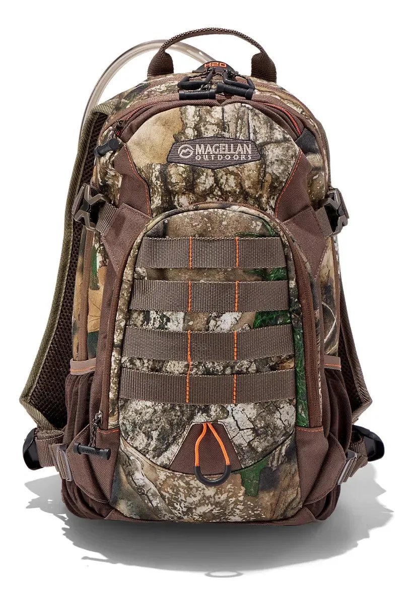 Mochila Camo para Camping, Caça, Pesca e Caminhada Camuflada Cor Real Tree Apx