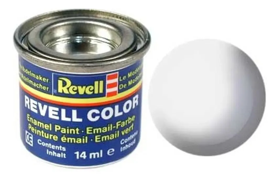 Revell Tinta Esmalte Branco Brilhante 14ml Modelismo Artesanato
