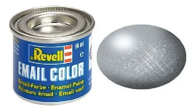 Revell Tinta Esmalte Sintético Aço Metálico 14ml Modelismo