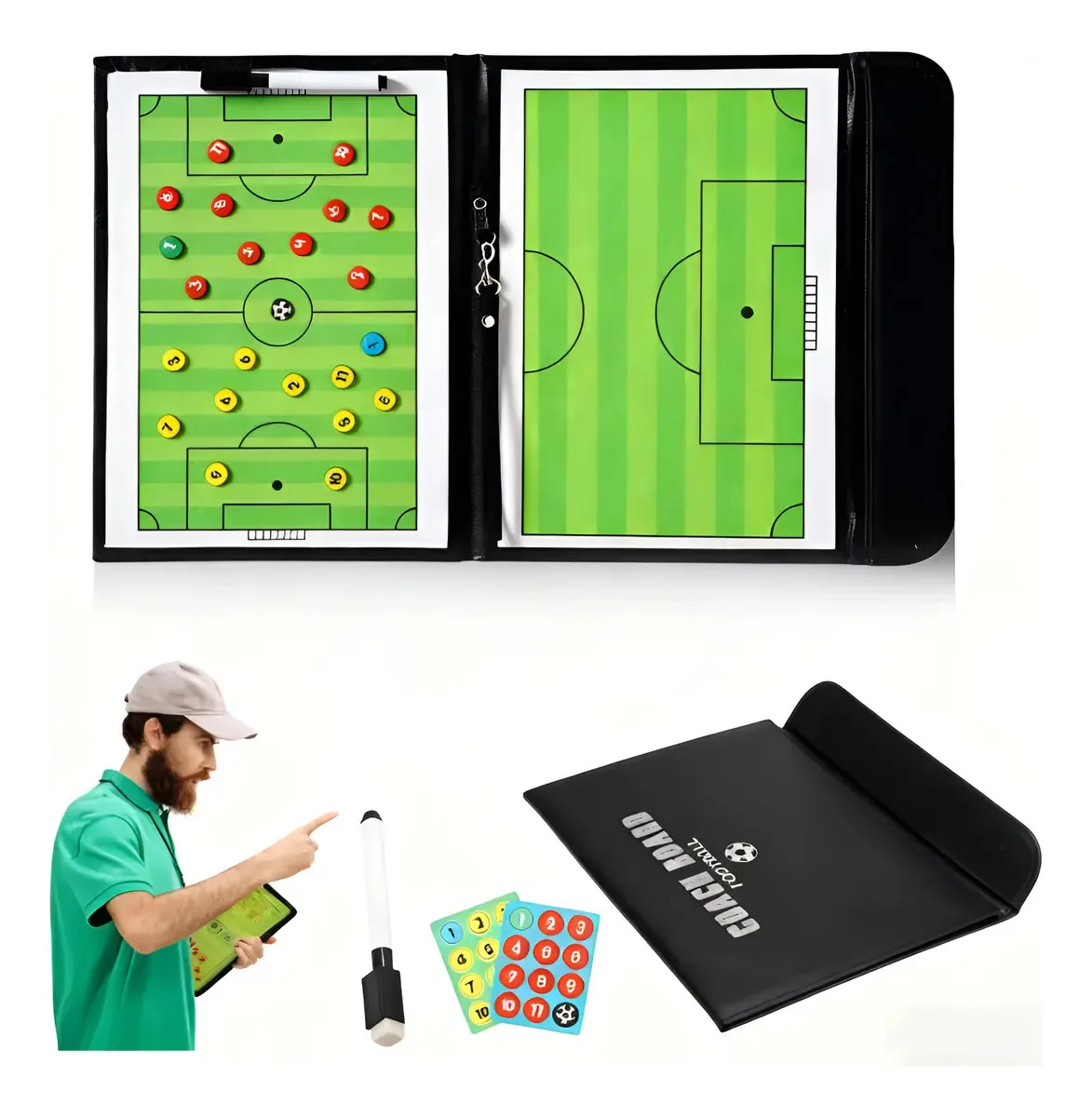 Quadro branco tático de futebol Dingrich Jinzan001 - Quadro tático de futebol