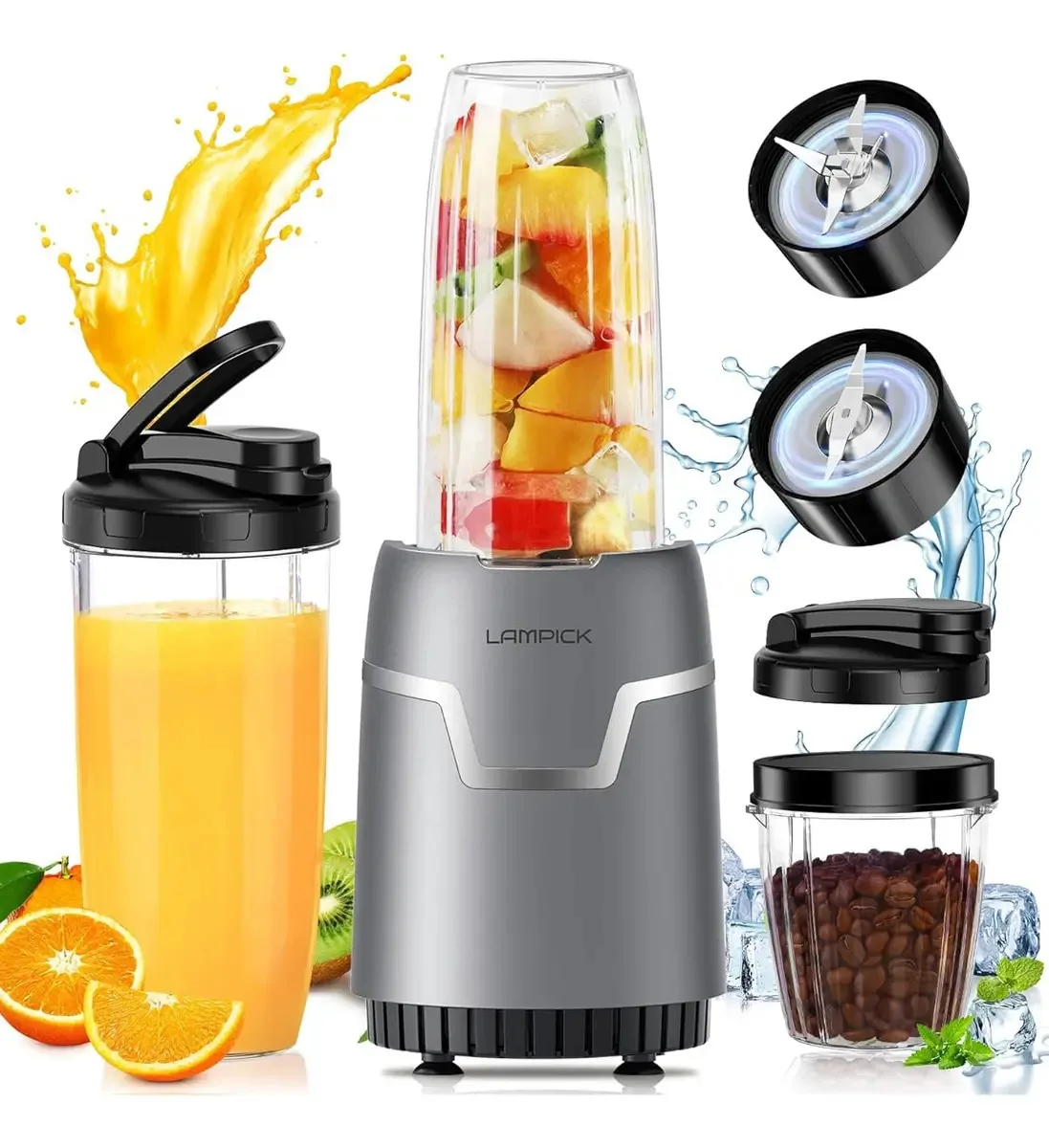 Liquidificador pessoal de 1100w para smoothies e smoothies