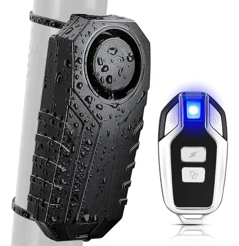 Alarme sonoro sem fio com sensor anti-roubo para motocicleta