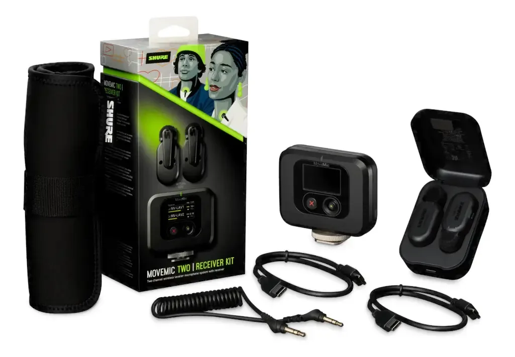 Kit 2 Microfones Movemic Two Receiver Kit - Shure