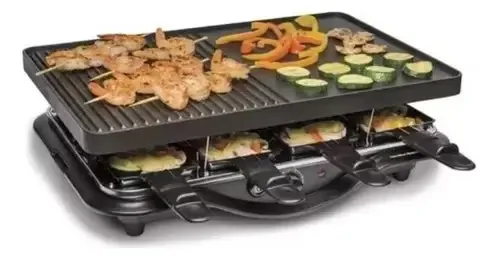 Grill Racleteria 8 Serviços 127v _ Hamilton Beach Cor Preto