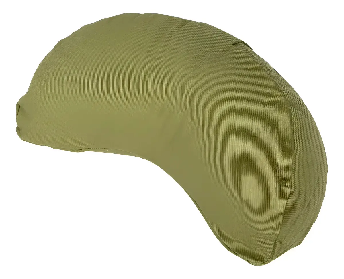 Yogateria Almofada Meditação Lua Eco Algodão Orgânico Zafu Cor Verde Militar