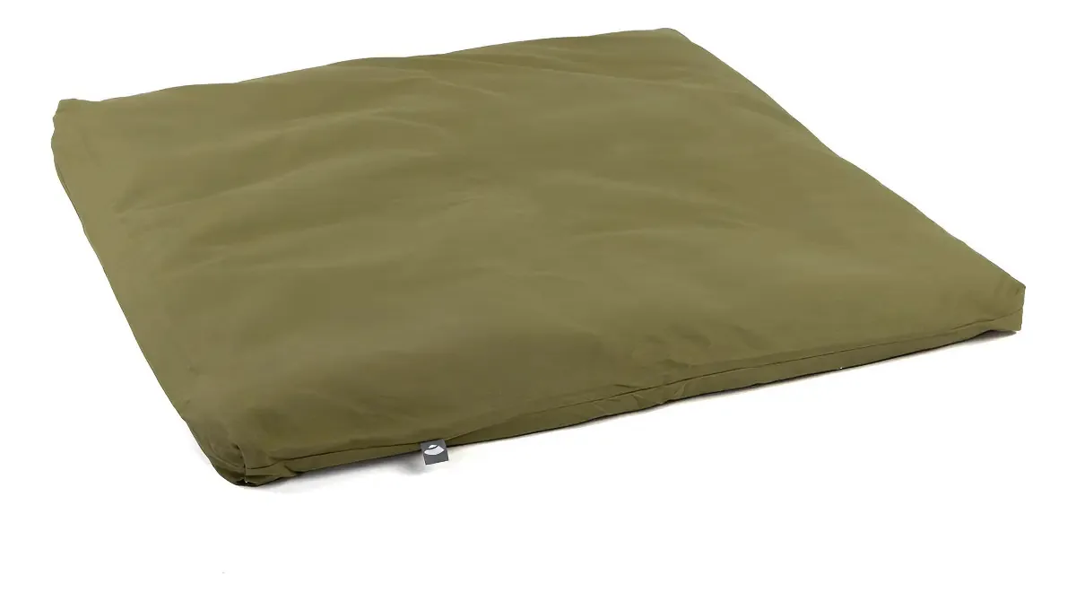 Yogateria Zabuton Almofada Yoga Plana Zafu 80x80cm Cor Verde Militar