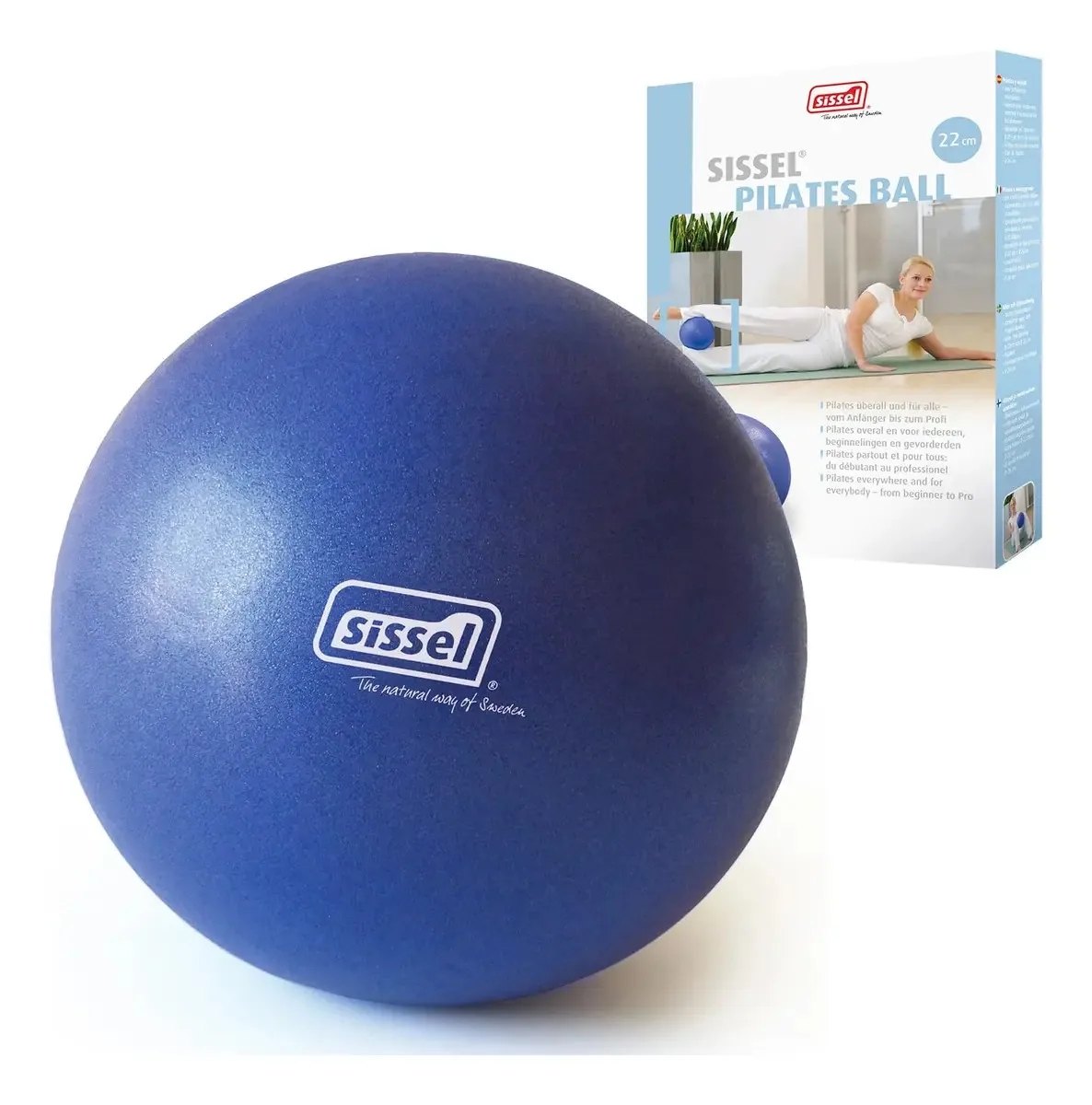 Sissel - Bola de Pilates (8,7 pol.), Azul