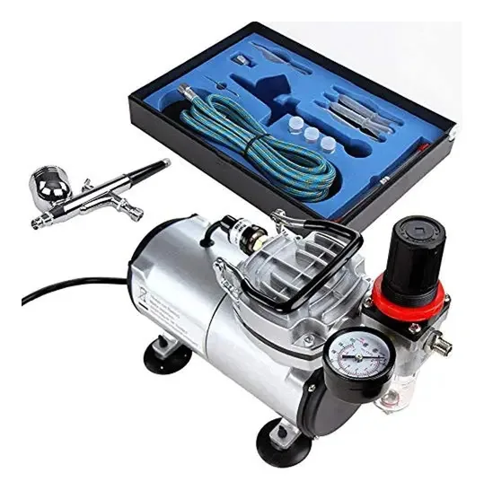 Kit de aerógrafo Timbertech, conjunto de compressores de aerógrafo