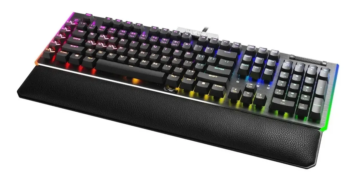 Teclado mecânico Megasoft Evga Z20 Optical Rgb Gamer