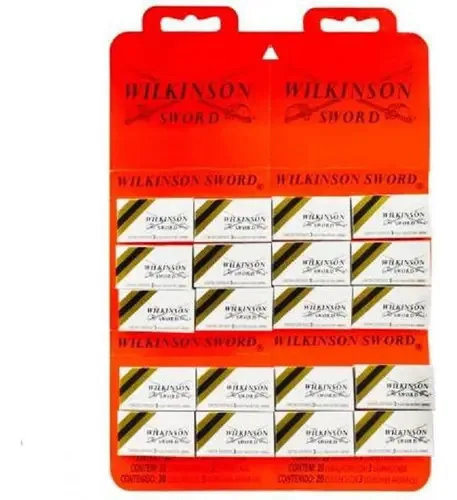 Kit Lâmina De Barbear Wilkinson 1440 Unidades (24 Cartelas)