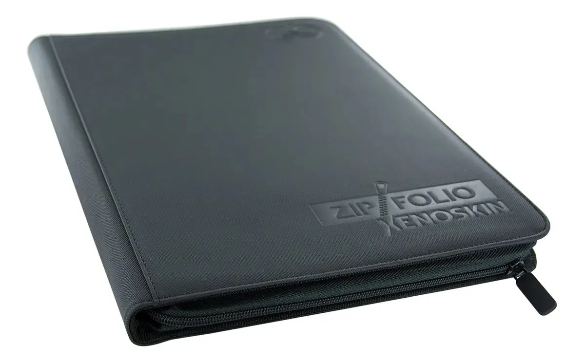 Ultimate Guard Zipfolio 360 18 bolsos pretos Xenoskin