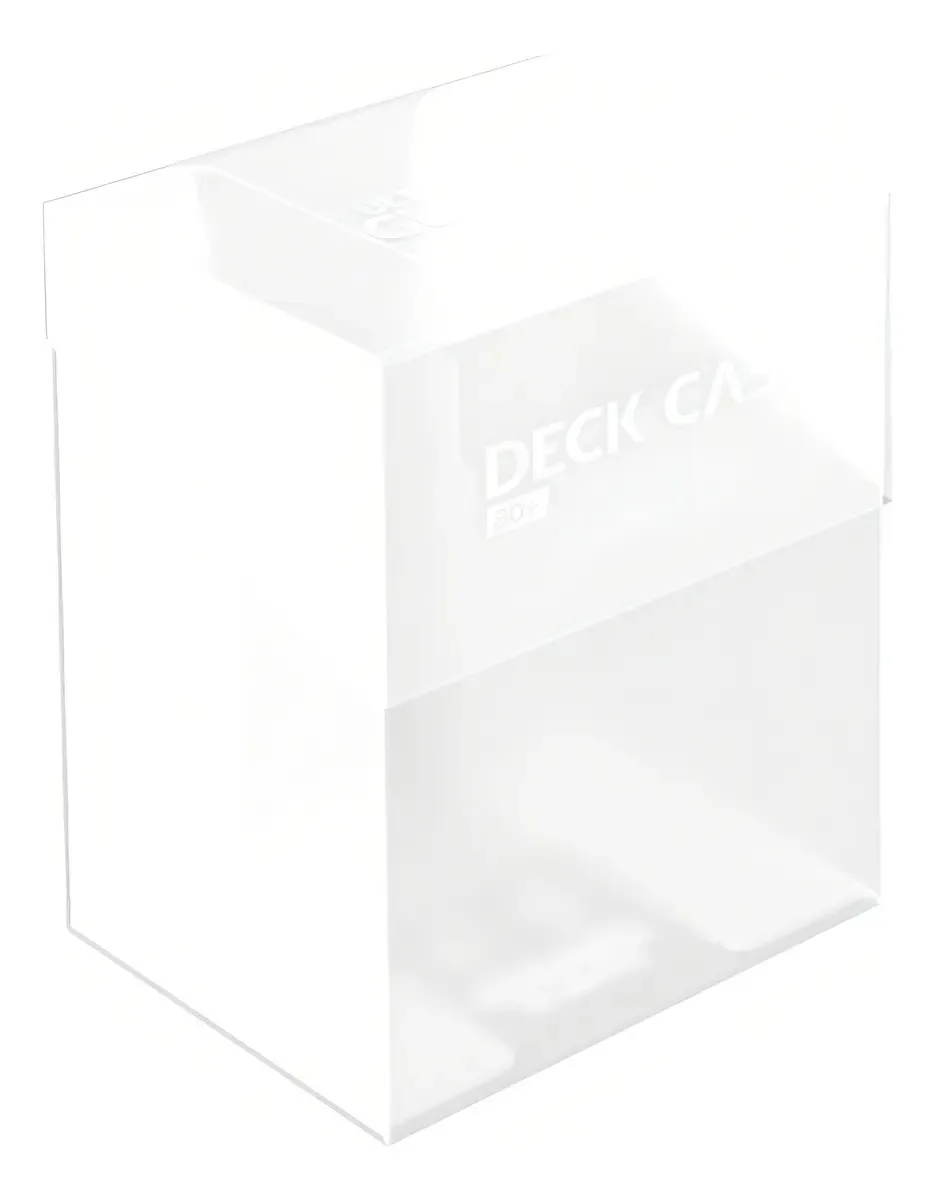 Estojo de convés transparente Deck Box Ultimate Guard 80 unidades Idioma espanhol