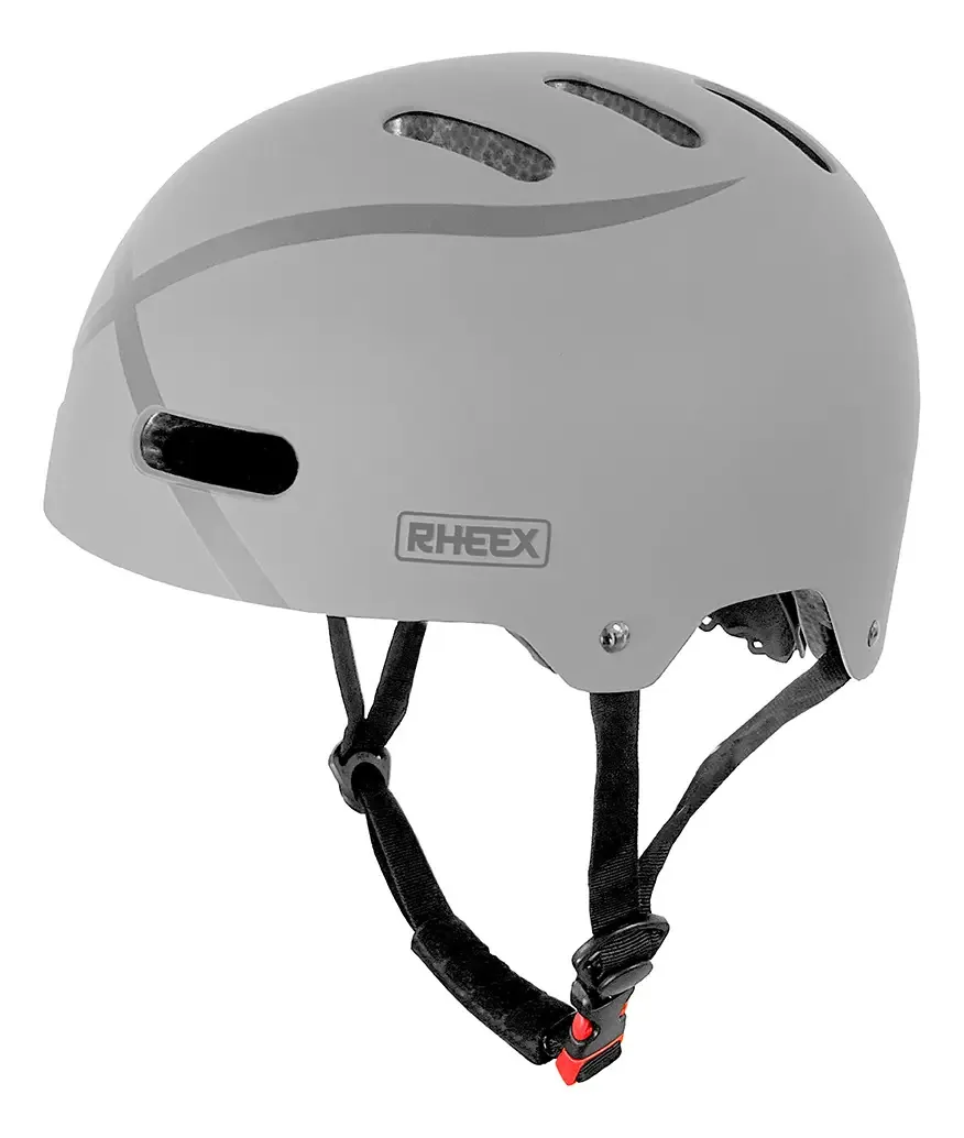 Skate ajustável, bicicleta, proteção e segurança, skate, cinza, S