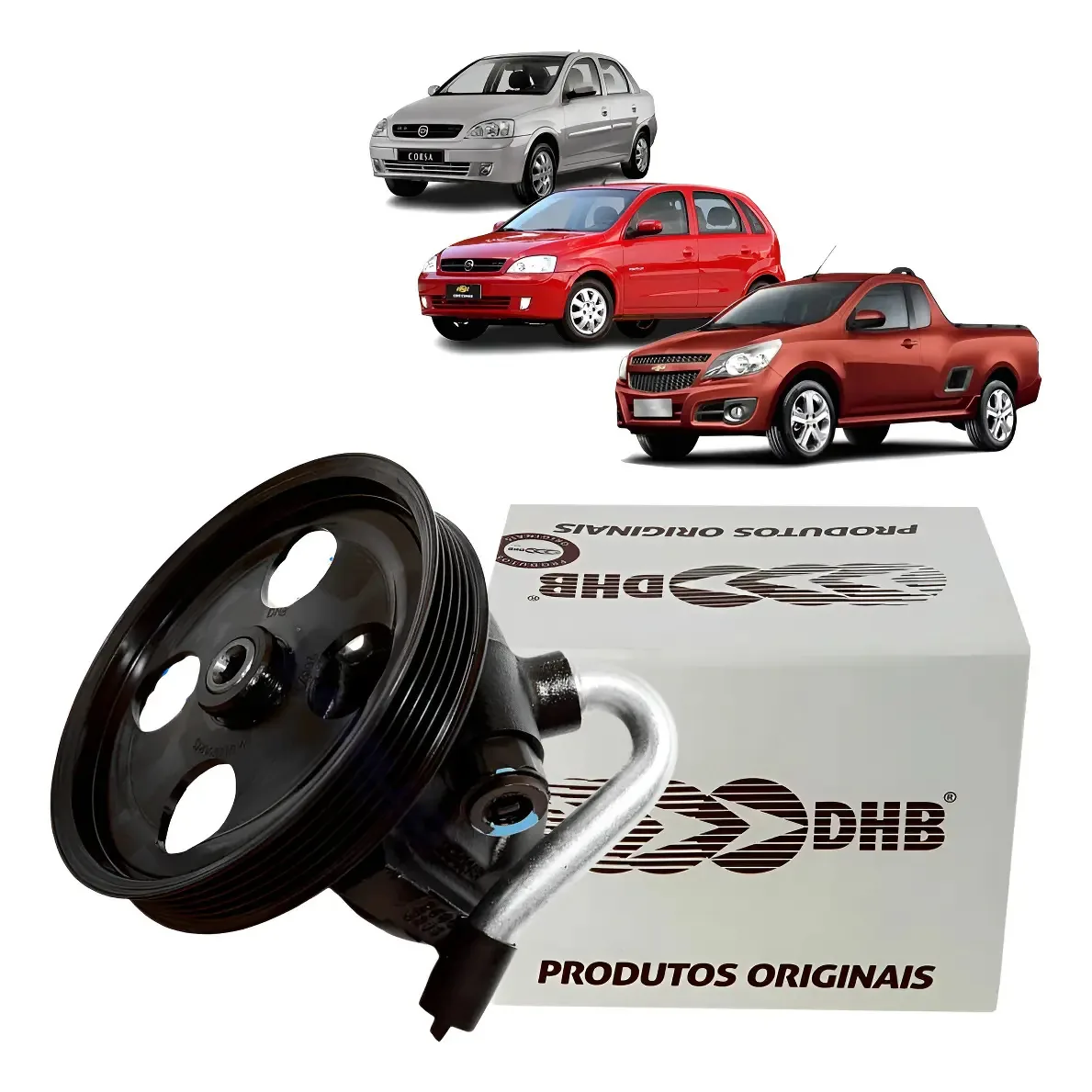 Bomba Para Caixa Hidráulica Gm Corsa Hatch Premium 1.4 2010