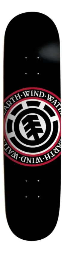 Pista de Skate Element Seal Deck 8.75 Black