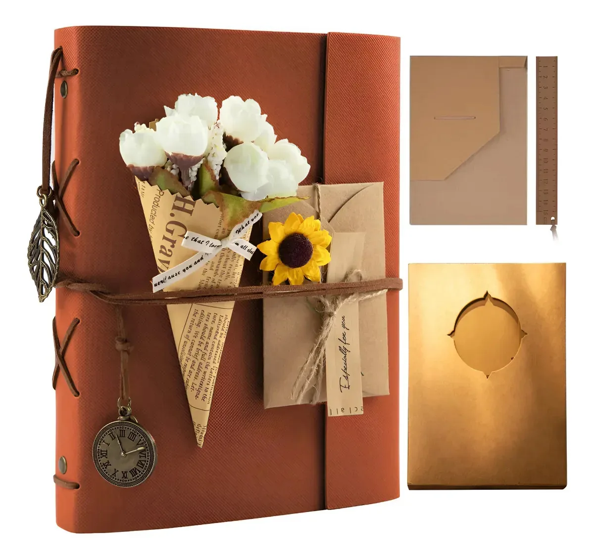 Adesivos autoadesivos para álbuns de fotos/álbum de fotos/álbum de fotos personalizado/álbum de fotos/álbum de casais feito à mão, presente de Natal, aniversário, casal, aniversário de casamento...