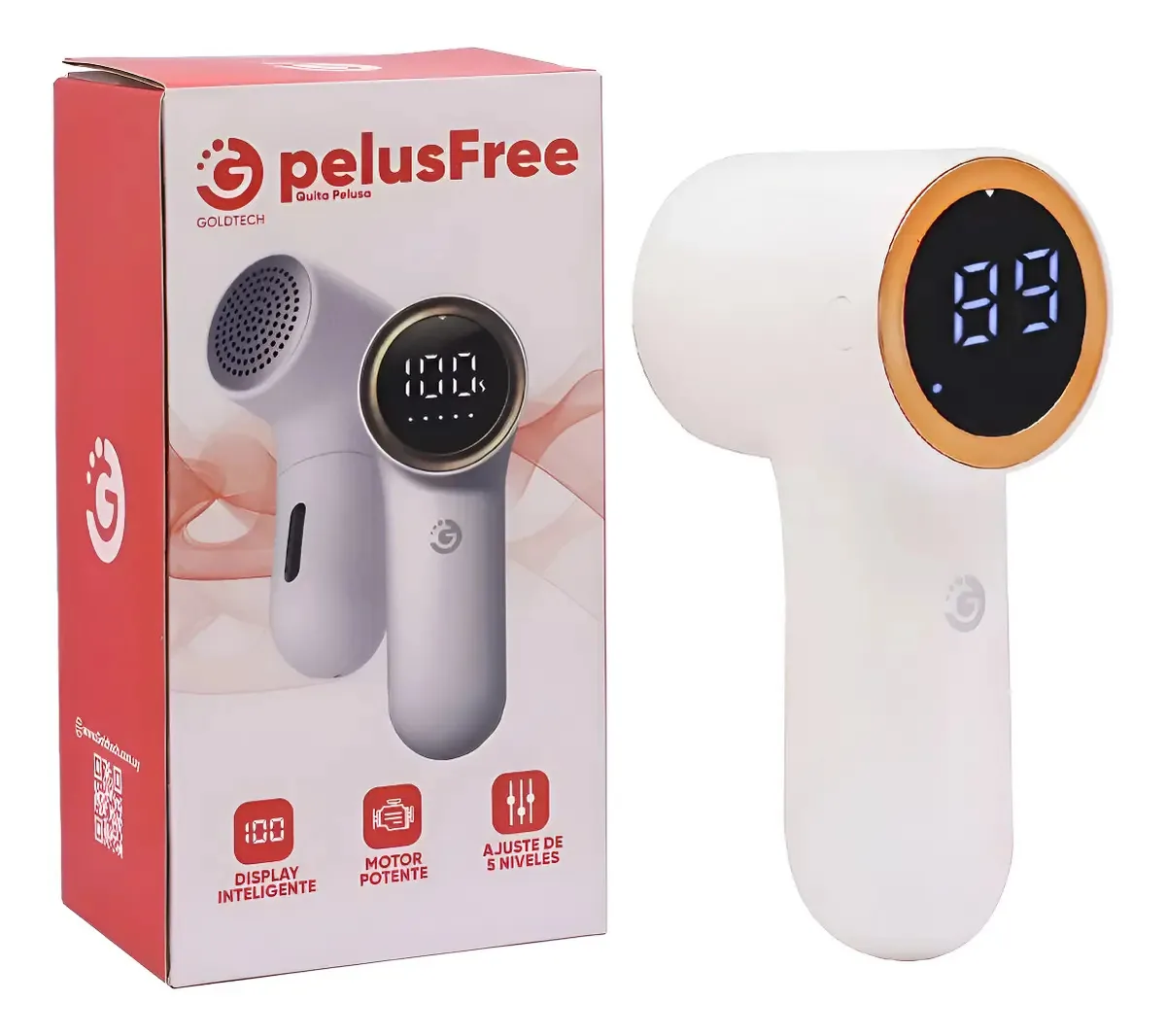 Removedor portátil para roupas e tecidos, removedor de fiapos, branco