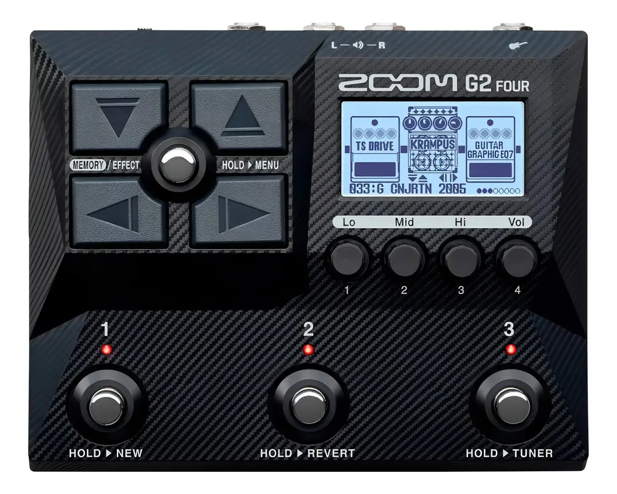 Pedaleira P/ Guitarra Zoom G2 Four C/ Modulo De Efeitos