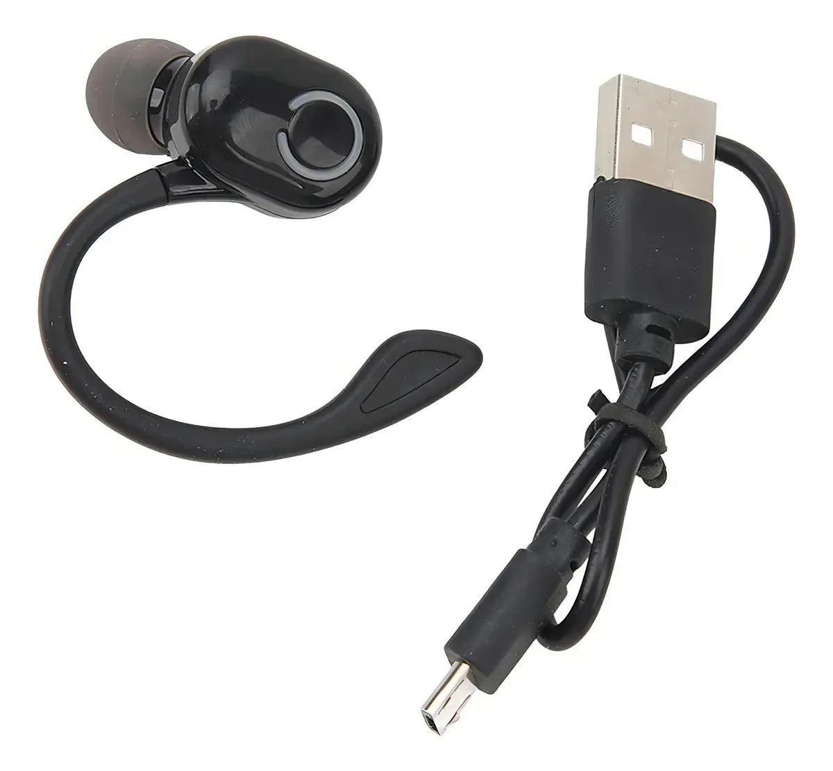 Fone Ouvido Sem Fio Bluetooth 5.0 Ultraleve Preto Hands-free