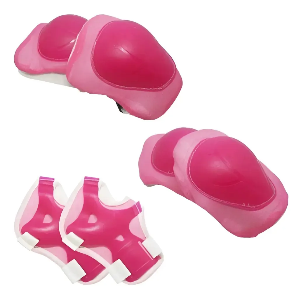 Kit Proteção Infantil Sports Patins Skate Bike Joelheira Cotoveleira