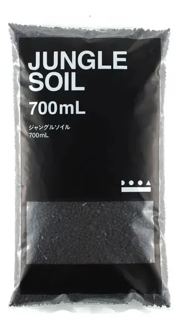Substrato Aquário Preto Dooa Jungle Soil 700ml Com Nutrientes Moderados