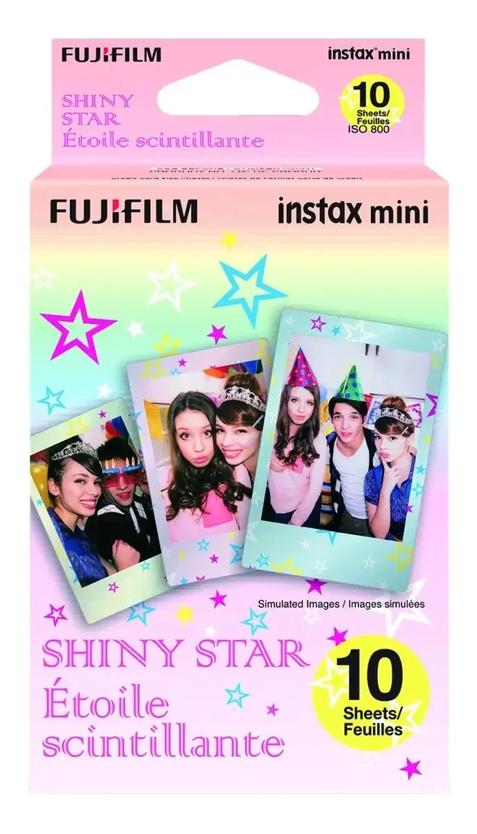 Cartucho Fujifilm Fuji Instax Mini Shiny Star (10 folhas)