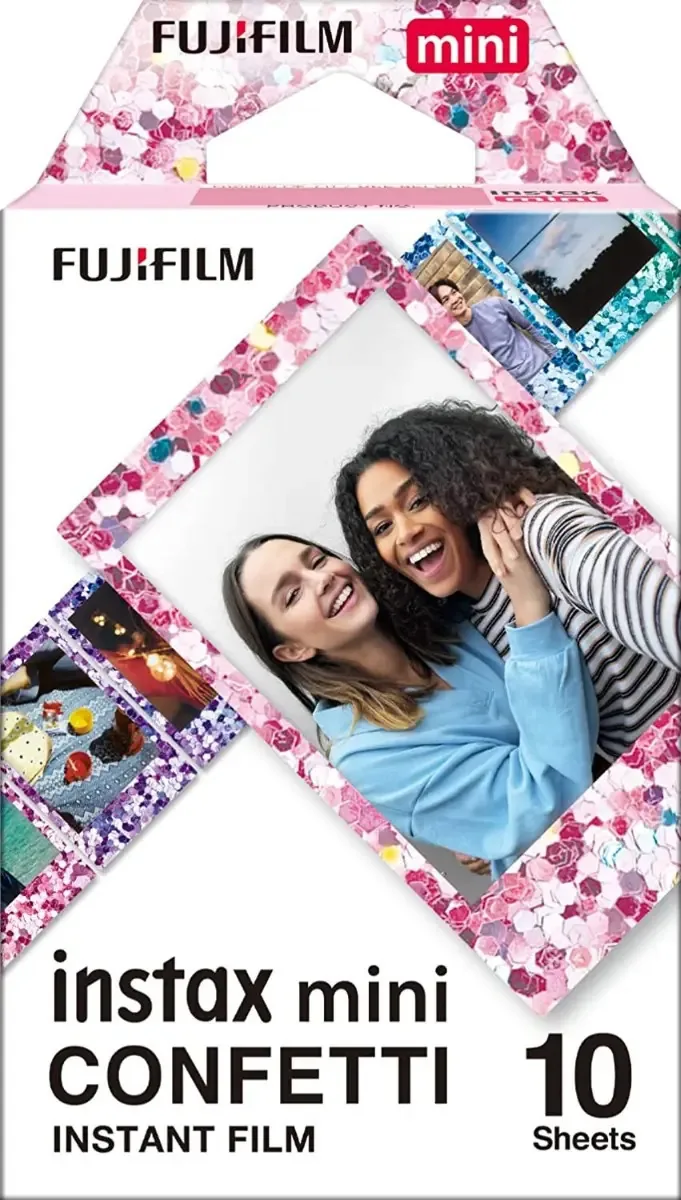 Cartucho Fujifilm Fuji Instax Mini Confetti de 10 folhas