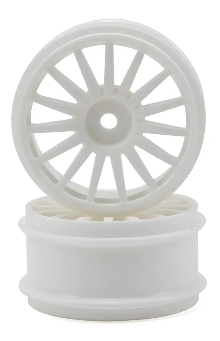 Roda 15 Raios Para DRX Kyosho TRH121W 2 Peças Branco