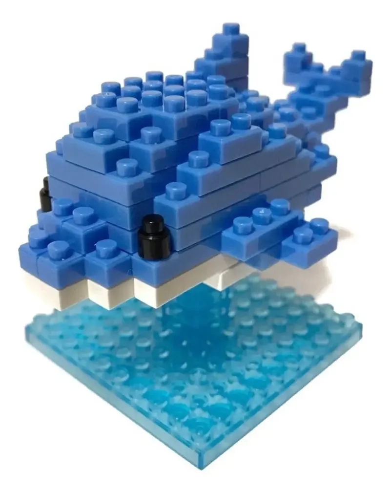MINI BLOCO PARA MONTAR - MODELO: GOLFINHO