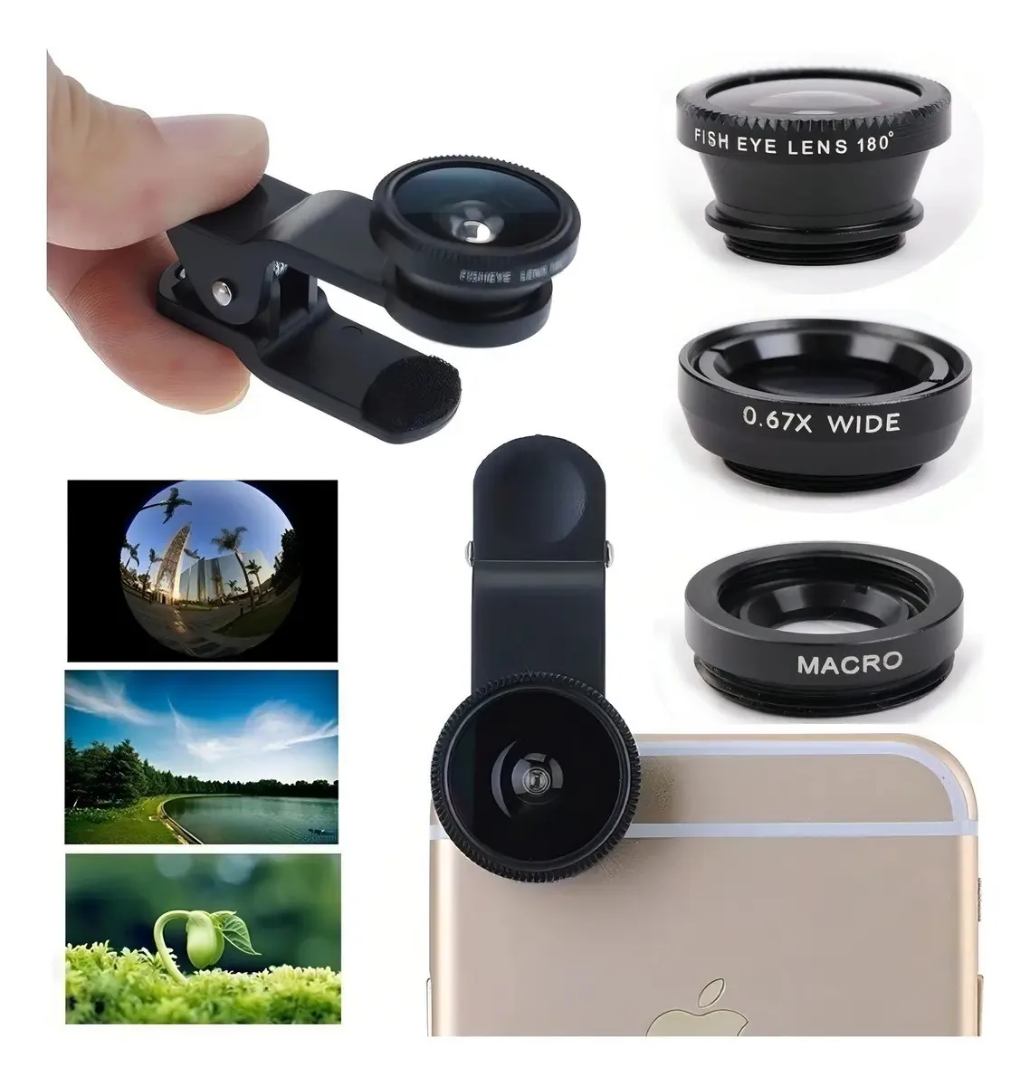 Lente De Acrilico Daiso Para Camera De Smartphone 1un