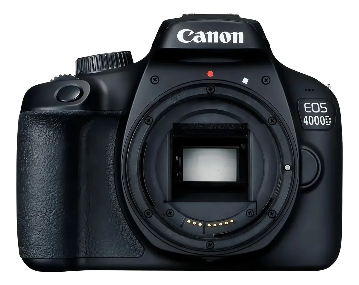 Canon EOS 4000D DSLR cor preto