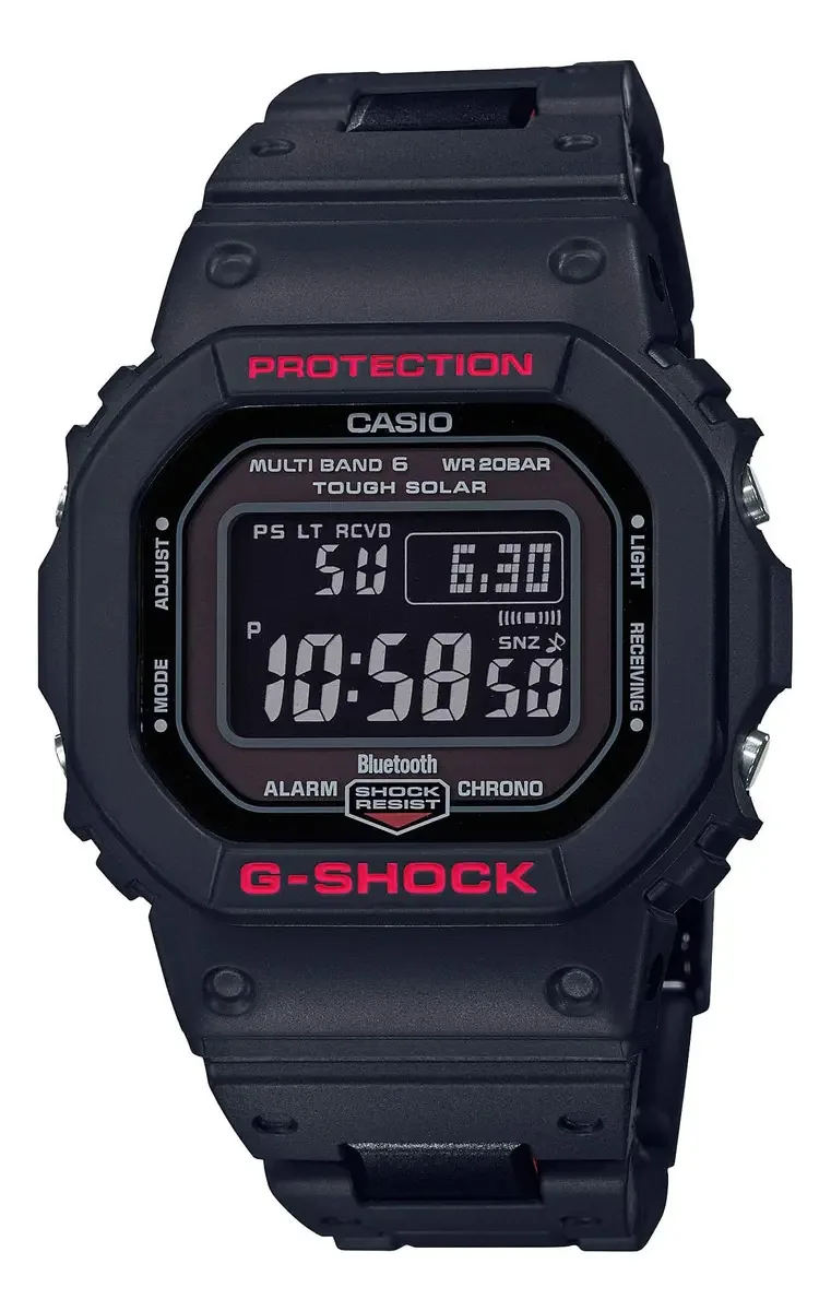 Relógio Casio G-shock GW-B5600hr-1jf com produto de rádio solar