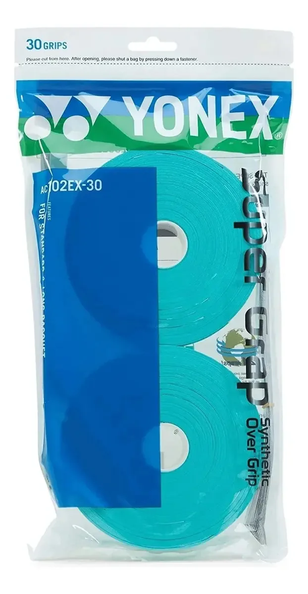 Overgrip Yonex Super Grap Green X30 Cor verde claro