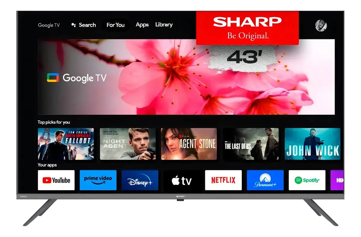 Smart TV 43 Sharp 2tc43fl6l Fhd Led TV