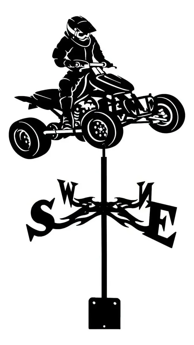 Cata-vento, Cata-ventos Cata-vento De Metal Com Montagem No Telhado Cata-vento De Aço Inoxidável Cata-vento De Carro De Corrida Indicador De Direção Do Vento Do Jardim Para A Ferramenta De Medição De