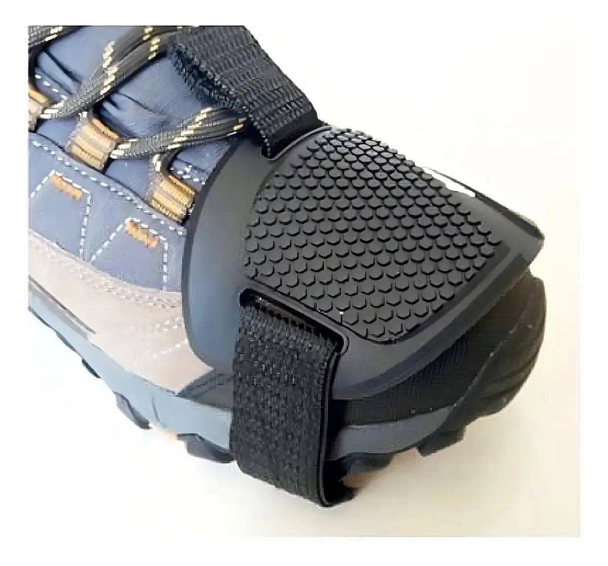 Protetor de borracha de motocicleta Taichi para sapatos, tamanho 11 cm e largura 8 cm